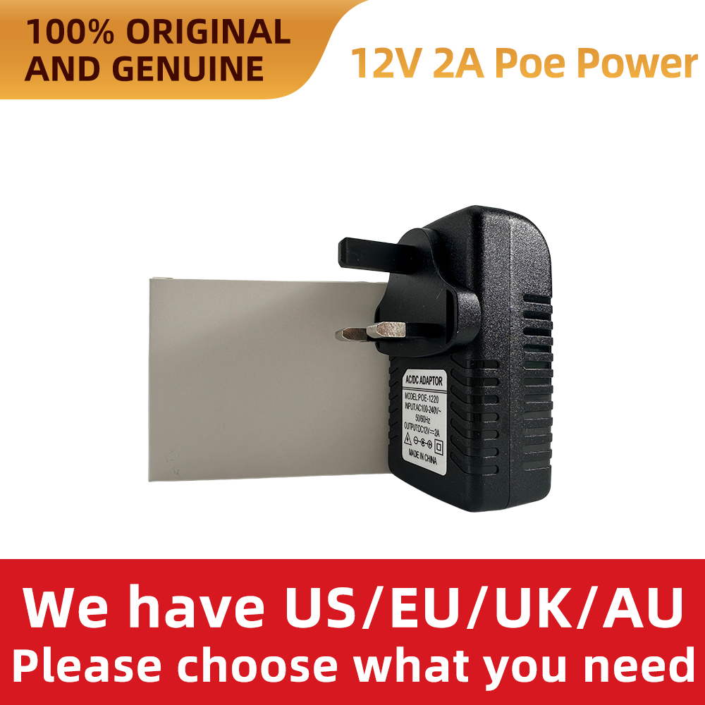Power Over Ethernet - 12V 2A POE Injector 24W 10/100Mbps