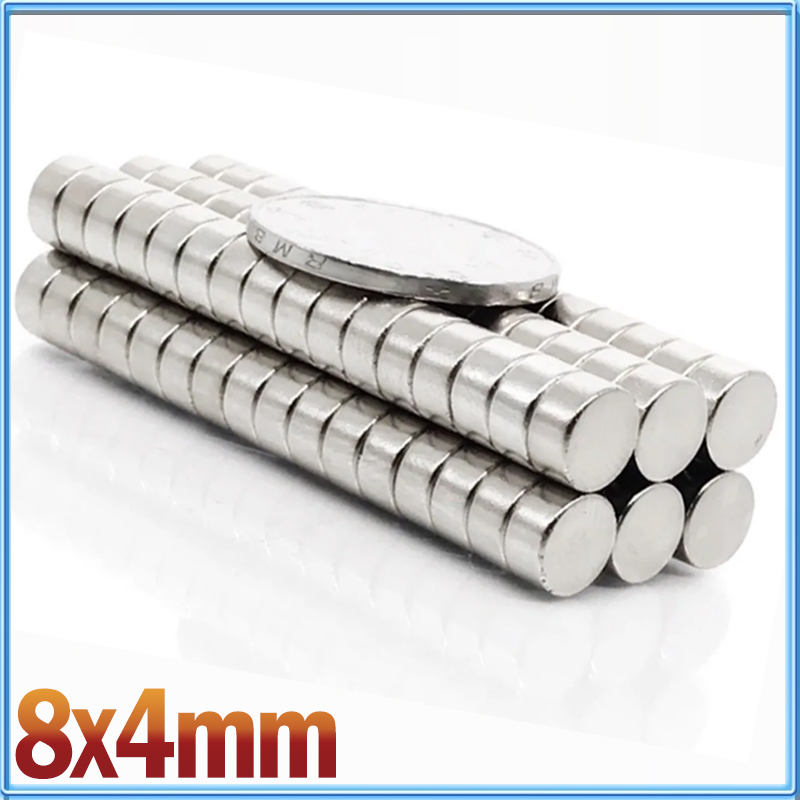 Office Technologies - Round 8x4mm Magnet 10/50/200/1000pcs 8*4mm Accessory