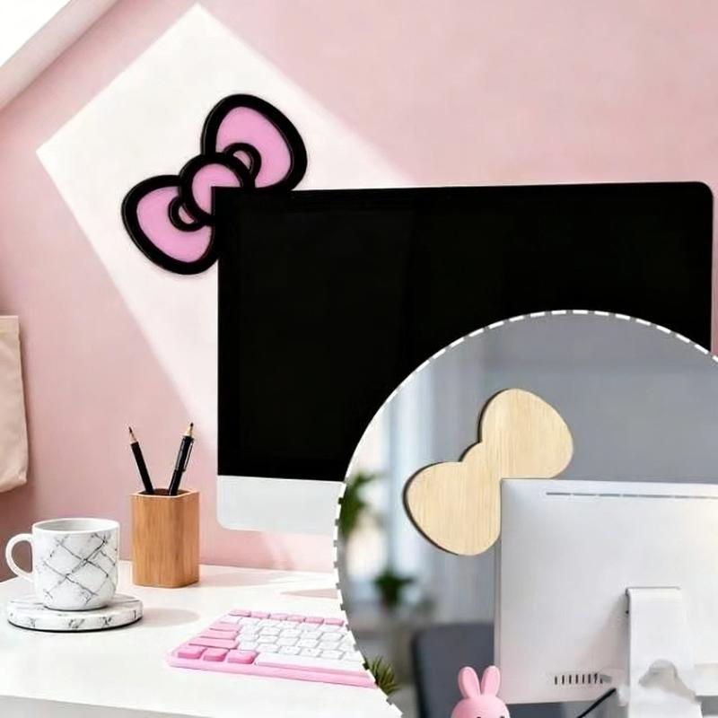 New 1/2Pcs Wooden Bowknot PC A - Office Technologies review and price