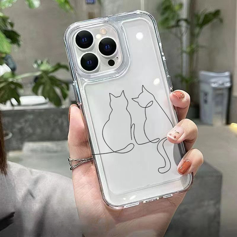 Cute Line Cat Anti-drop Phone  - Receipt Printer Thermal review and price