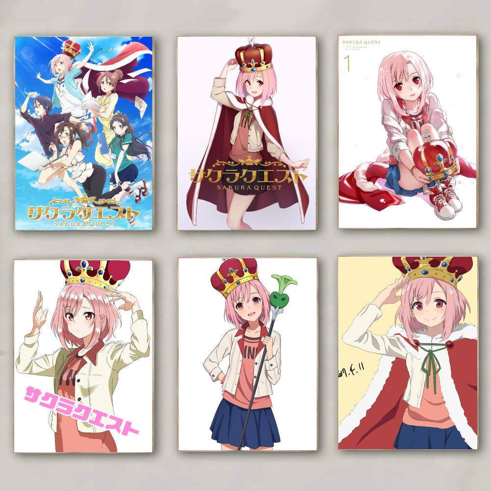 anime S-Sakura Quest-T Poster  - Office Quest review and price