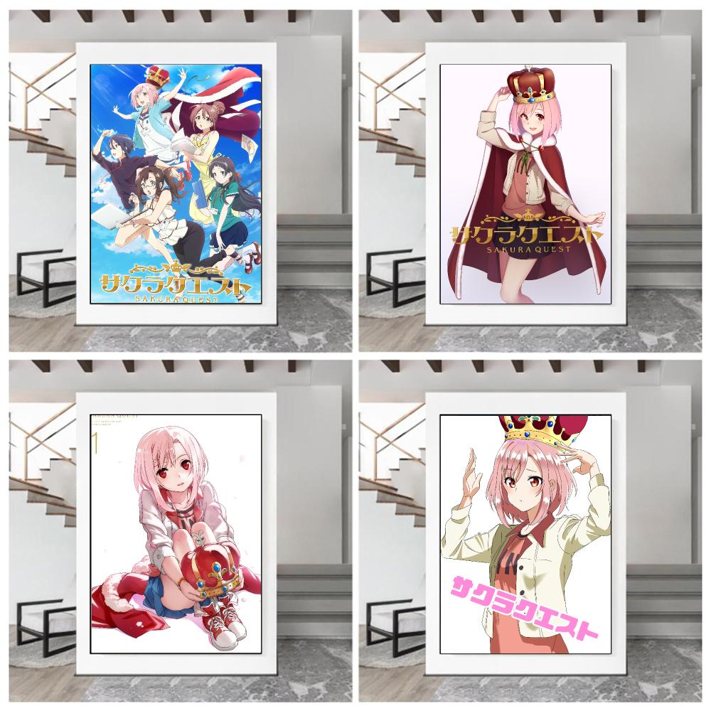 anime S-Sakura Quest-T Poster  - Office Quest review and price