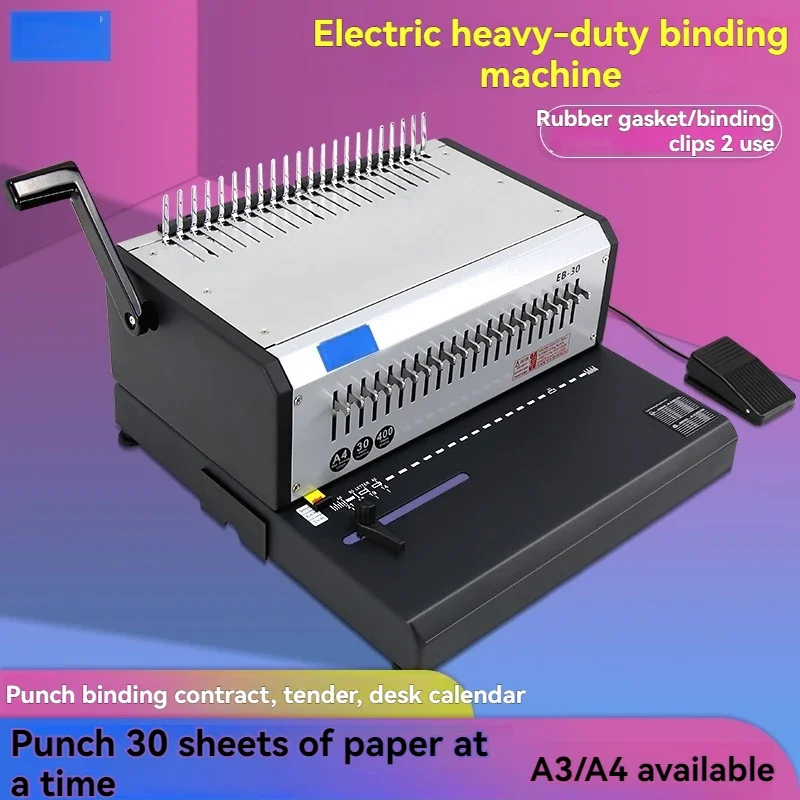 Heavy-duty electric binding ma - Binding Machine Comb review and price