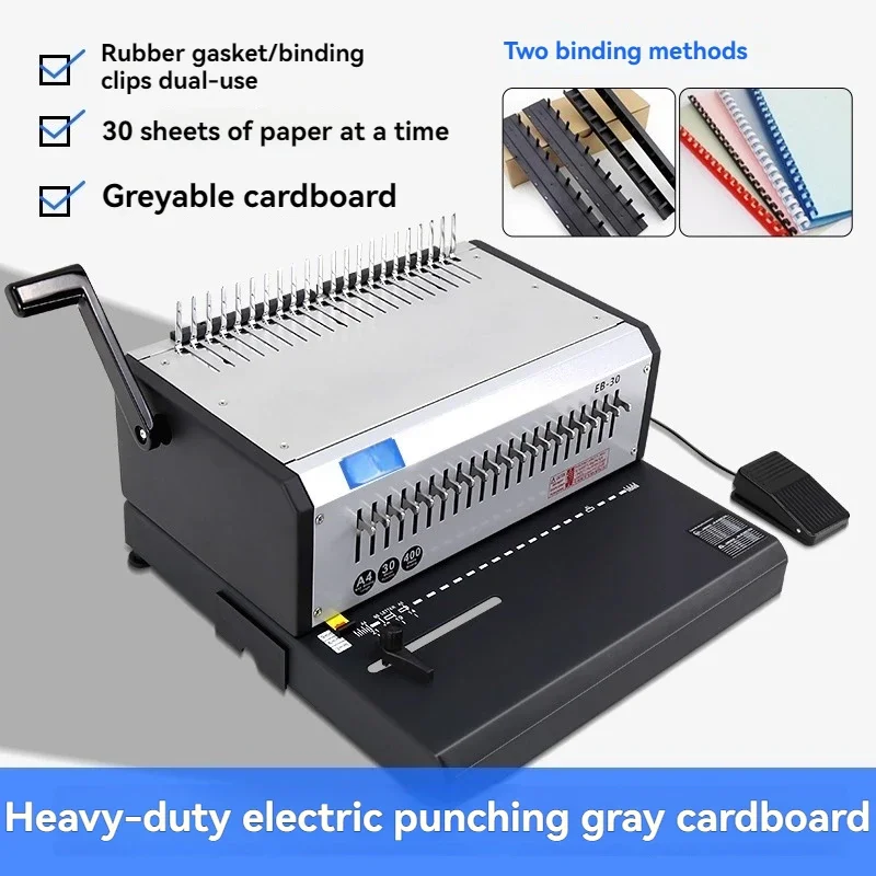 Heavy-duty electric binding ma - Binding Machine Comb review and price