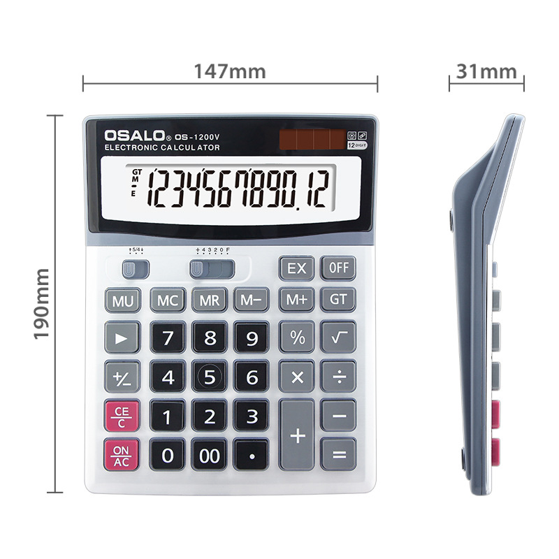 Solar Calculator ABS Plastic O - Office Technologies review and price