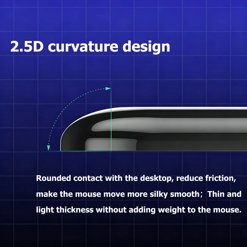 2.5D Curved Edge Tempered Glas - Office Technician review and price