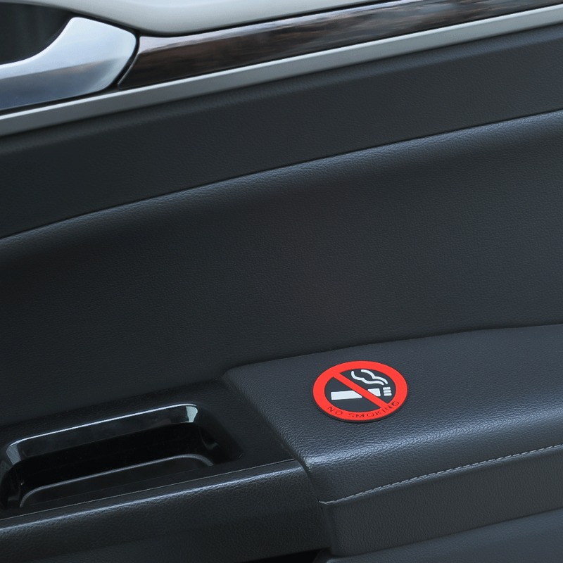 No Smoking Car Stickers Red Ro - Office Technologies review and price